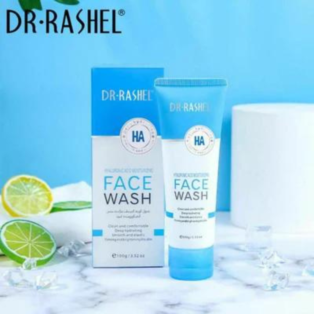 DR RASHEL Hyaluronic Acid Moisturizing and Smooth Face Wash, 100g