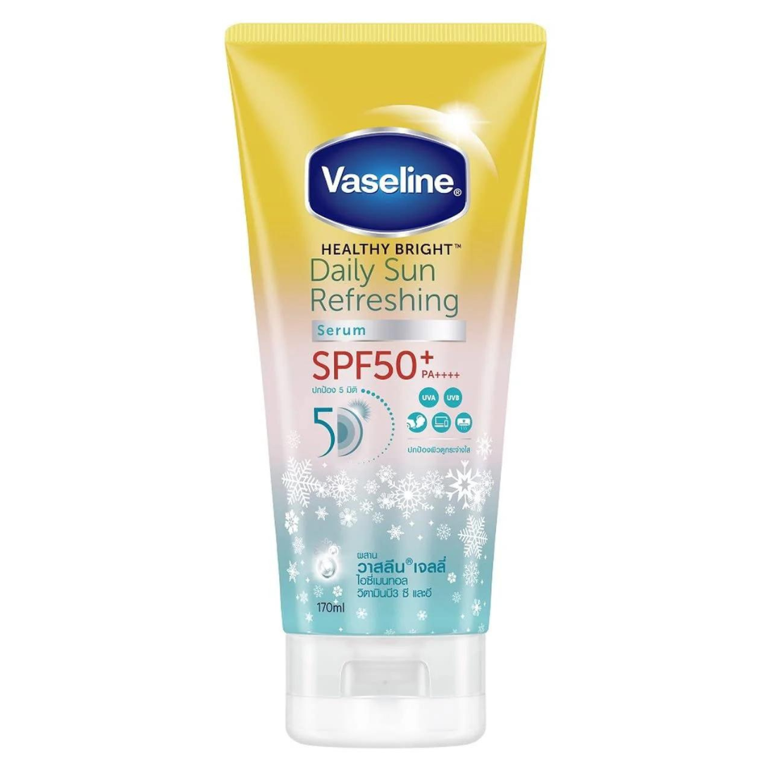 VASELINE® HEALTHY BRIGHT SPF50+ PA++++ DAILY SUN REFRESHING SERUM SUNSCREEN